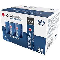 Foto van Agfaphoto aaa batterij (potlood) power lr03 alkaline 1.5 v 24 stuk(s)