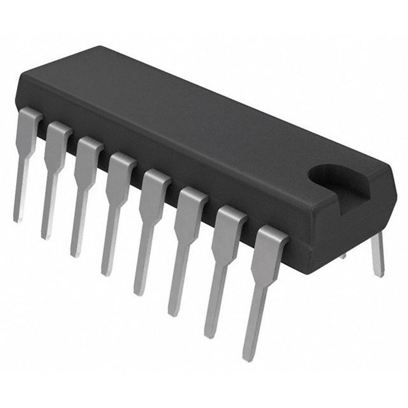 Foto van Broadcom optocoupler fototransistor acpl-844-000e dip-16 (6 pins) transistor ac, dc