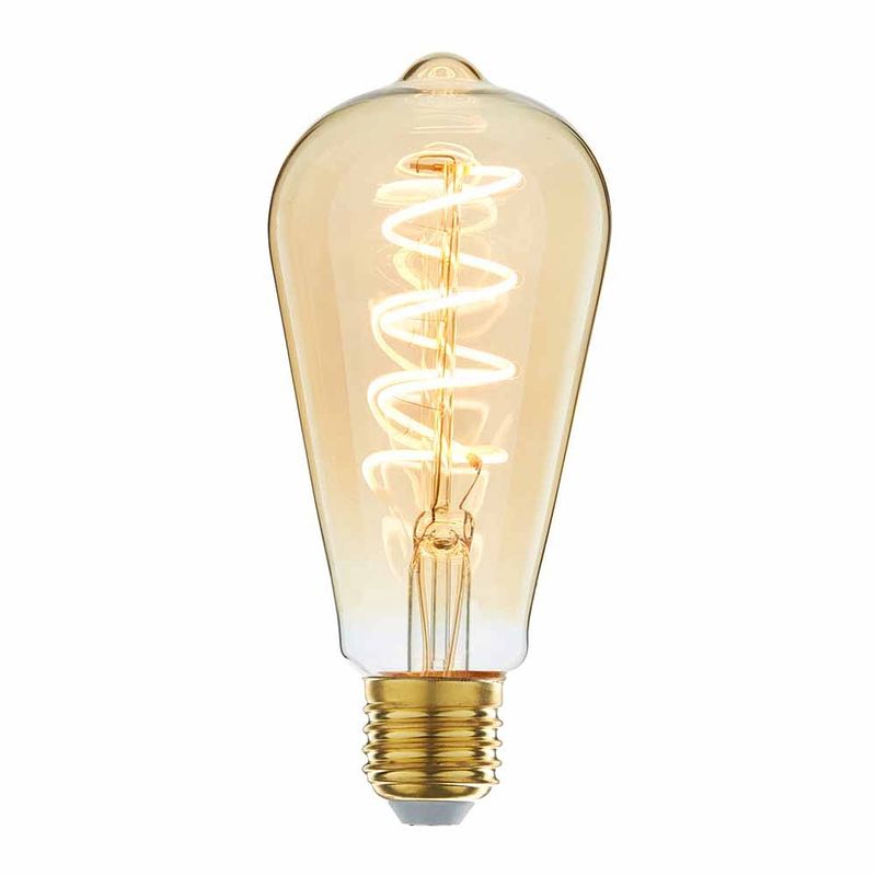 Foto van Highlight lamp led st64 9w 650lm 2200k dimbaar amber
