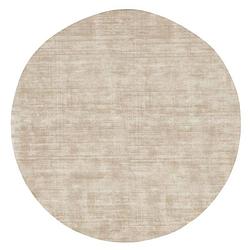 Foto van Must living carpet la belle round small,ø150 cm, beige, 100% viscose