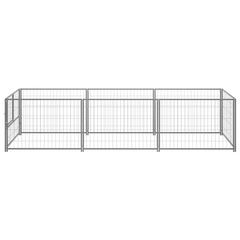 Foto van The living store hondenkennel - grote buitenren 300 x 100 x 70 cm - stevige staalconstructie