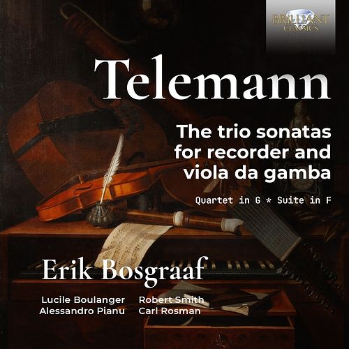 Foto van Telemann: trio sonatas for recorder and viola da g - cd (5028421963938)