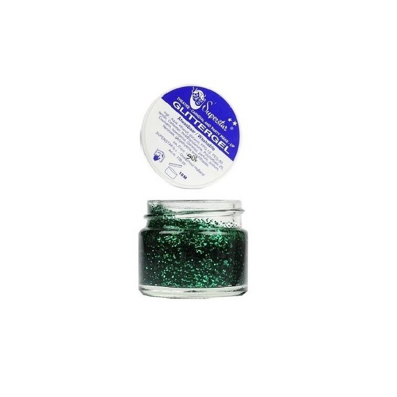 Foto van Groene glitter gel 15 ml