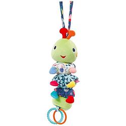 Foto van Fehn muziekdoosje color friends rups 24 cm pluche