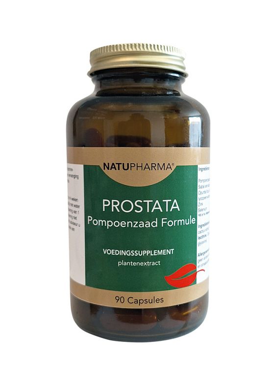 Foto van Natupharma prostata pompoenzaad formule capsules