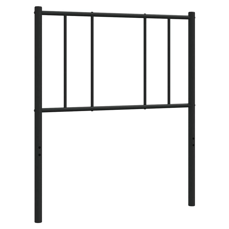 Foto van The living store hoofdbord - bedframes - 105 x 3 x 90 cm - robuuste metalen constructie