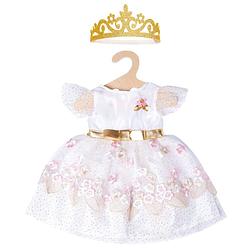 Foto van Heless babypoppenkleding prinsessenjurk 28-35 cm roze 2-delig