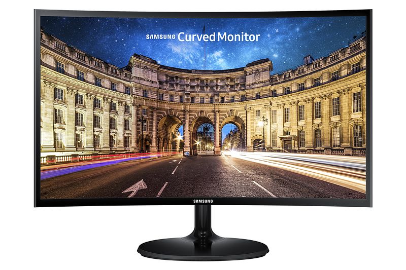 Foto van Samsung full hd curved monitor lc27f390fhrxen