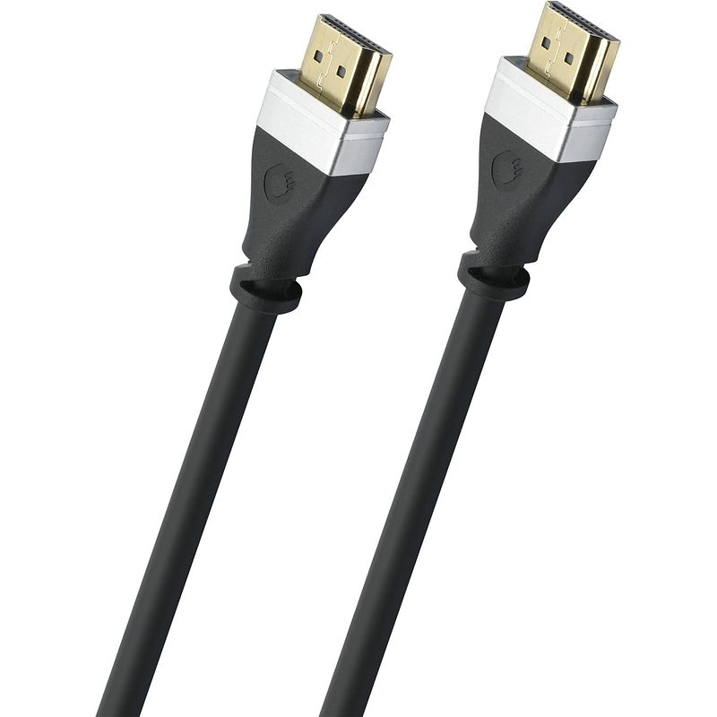 Foto van Oehlbach sl uhs hdmi 2.1 cable 5,0m tv accessoire zwart