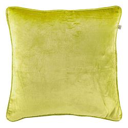 Foto van Dutch decor kussenhoes fluweel 45x45 cm lime