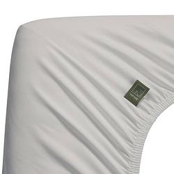 Foto van Beddinghouse dutch design jersey stretch split-topper hoeslaken wit-lits-jumeaux (200x200/220 cm)