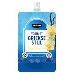 Foto van Jumbo yoghurt griekse stijl vanillesmaak 200g