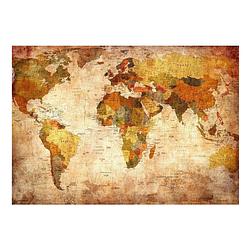 Foto van Artgeist old world map vlies fotobehang 200x140cm 4-banen