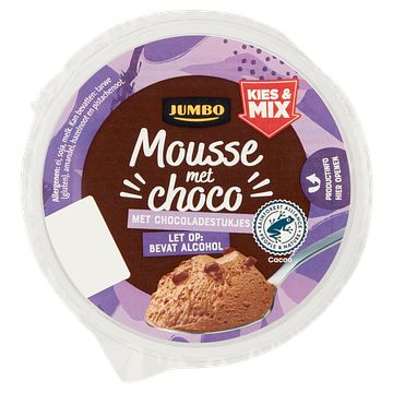 Foto van 75200 gram | jumbo mousse met choco bevat alcohol 60g aanbieding bij jumbo