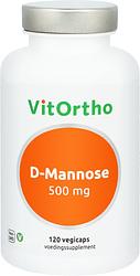 Foto van Vitortho d-mannose 500mg capsules