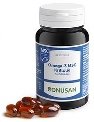 Foto van Bonusan omega-3 msc krillolie softgels