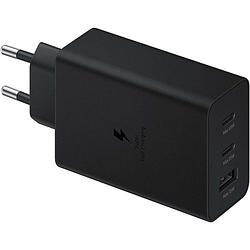 Foto van Samsung super fast charging oplader met 3 usb poorten 65w zwart