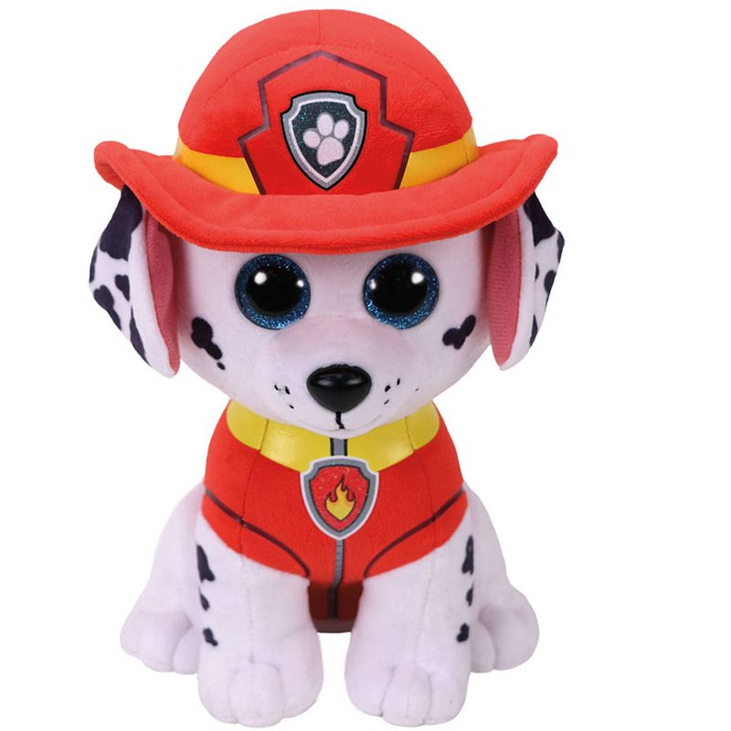 Foto van Ty beanie boo's paw patrol knuffel marshall - 24 cm