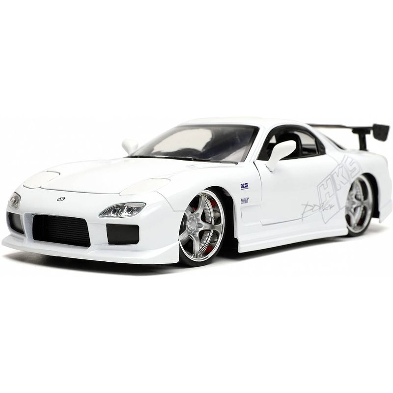 Foto van Jada auto fast & furious 1993 mazda rx-7 1:24 die-cast wit