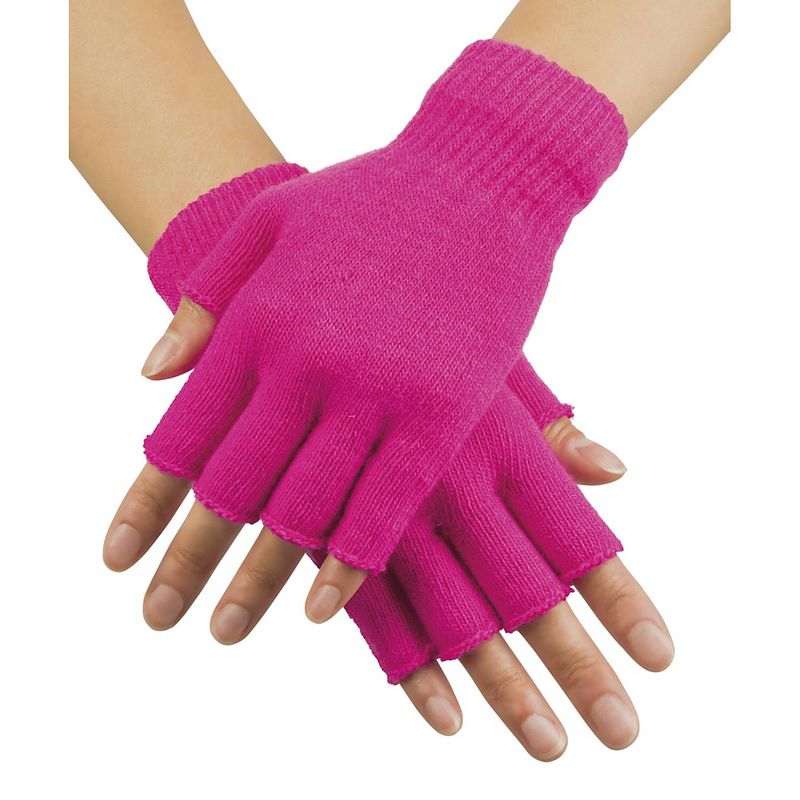 Foto van Boland vingerloze handschoentjes neonroze one size