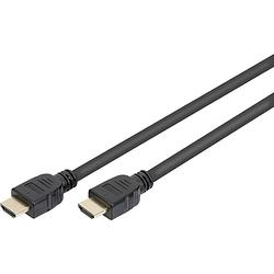 Foto van Digitus hdmi aansluitkabel hdmi-a stekker, hdmi-a stekker 2.00 m zwart ak-330124-020-s vergulde steekcontacten, ultra hd-hdmi met ethernet, high speed hdmi met