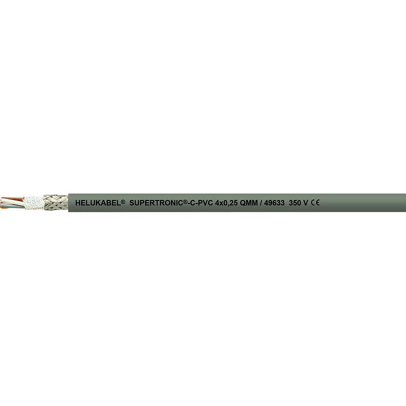 Foto van Helukabel 49627-500 geleiderkettingkabel s-tronic®-c-pvc 14 x 0.14 mm² grijs 500 m