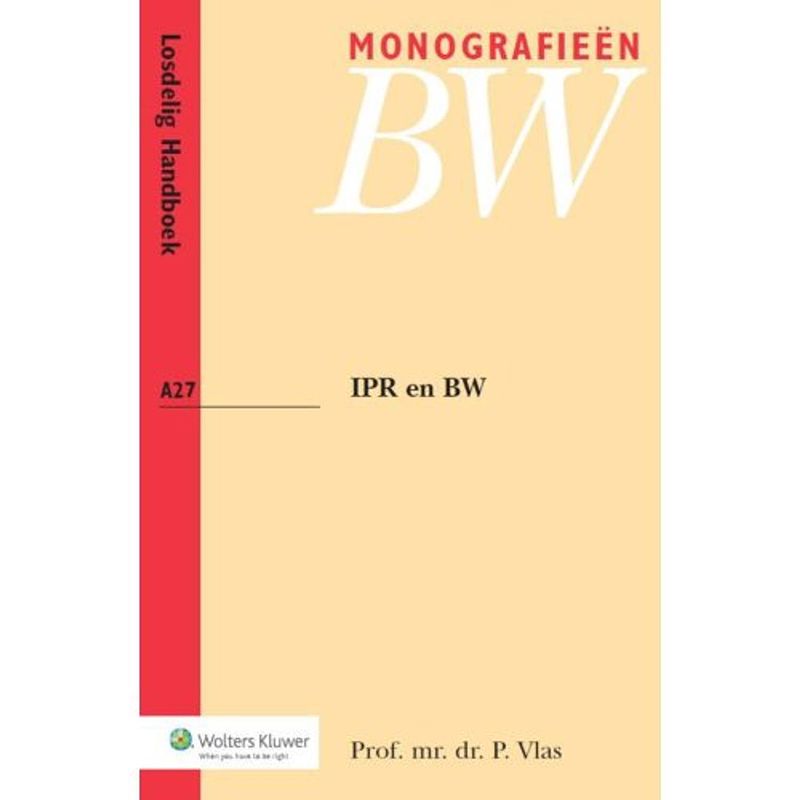 Foto van Ipr en bw - monografieen bw