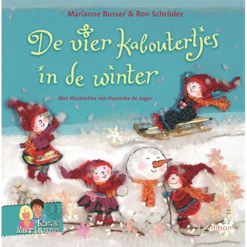 Foto van De vier kaboutertjes in de winter - de vier