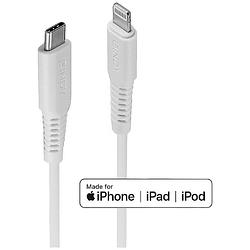 Foto van Lindy usb-kabel usb 2.0 apple lightning stekker, usb-c stekker 2 m wit 31317