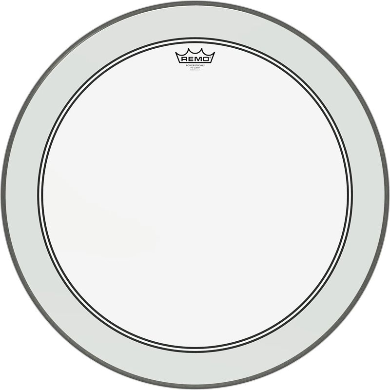 Foto van Remo p3-1324-c2 powerstroke 3 clear 24 inch bassdrumvel