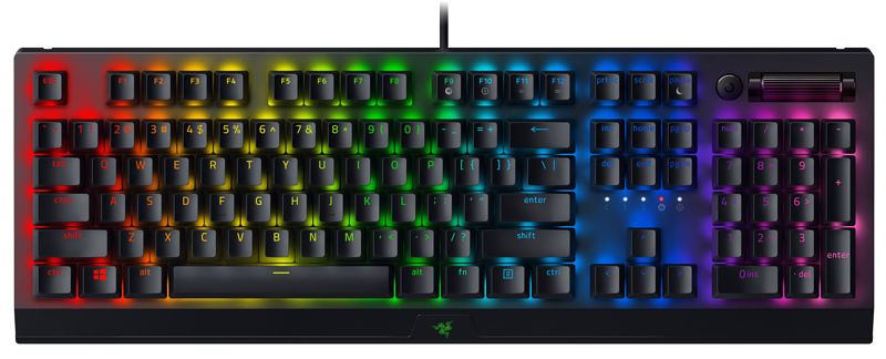 Foto van Razer gaming toetsenbord blackwidow v3 green switch (zwart)