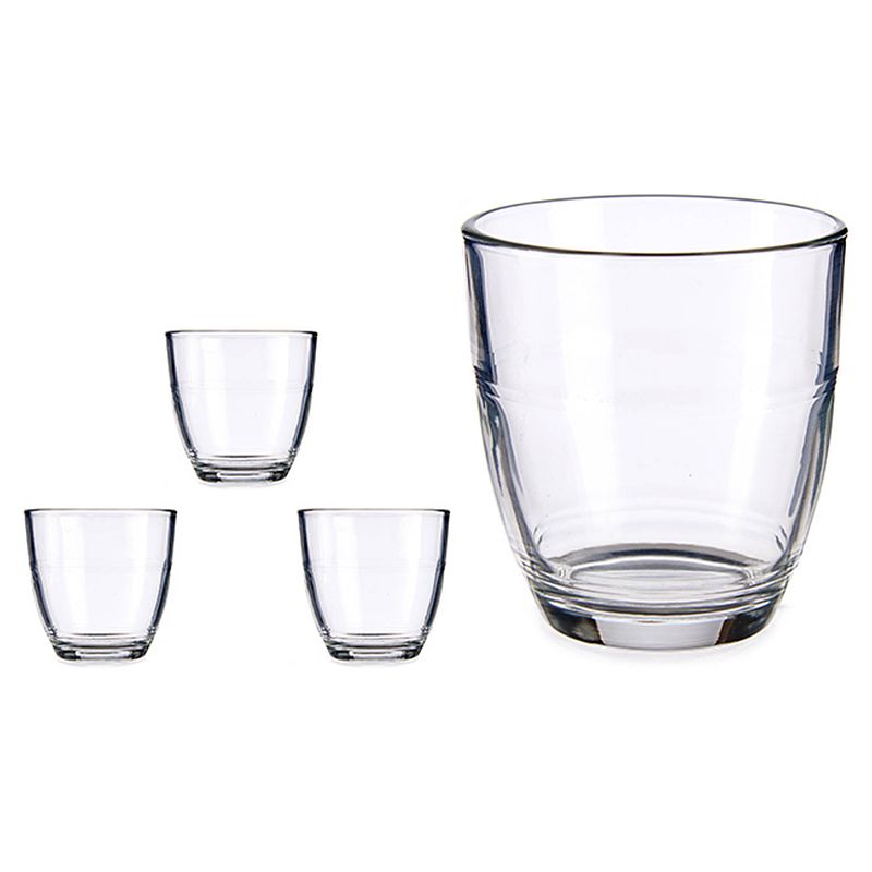 Foto van Set van 6x stuks koffieglazen 170 ml zonder handvat - koffie- en theeglazen