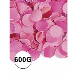 Foto van Zakje met 600 gram roze confetti - confetti