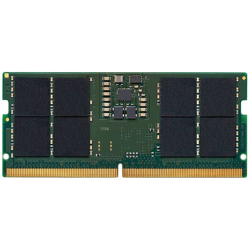 Foto van Kingston werkgeheugenset voor laptop ddr5 32 gb 2 x 16 gb non-ecc 262-pins so-dimm cl46 kcp556ss8k2-32