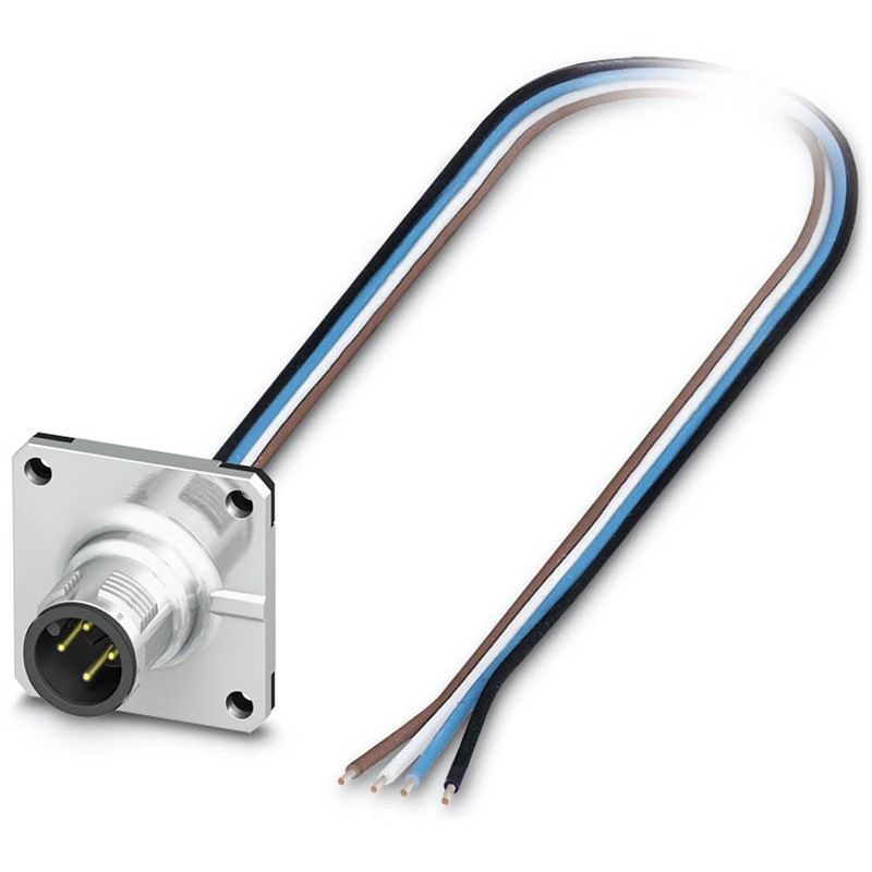 Foto van Phoenix contact 1419784 sensor/actuator steekconnector m12 aantal polen: 4 stekker, inbouw 0.50 m 1 stuk(s)