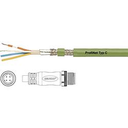 Foto van Helukabel 806484 sensor/actuator connector, geassembleerd m12 aantal polen: 4 stekker, recht 3.00 m 1 stuk(s)