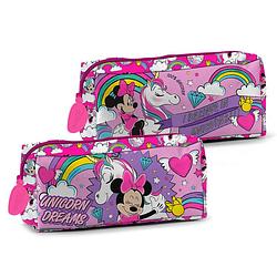 Foto van Disney minnie mouse etui unicorn dreams - 21 x 8 x 5 cm - polyester