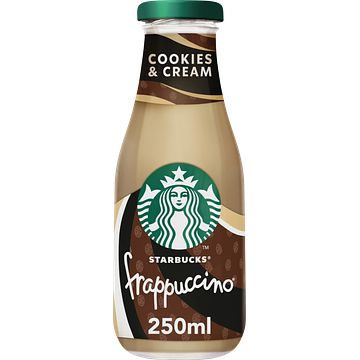 Foto van Starbucks cookies & cream frappuccino ijskoffie 250ml bij jumbo