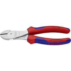 Foto van Knipex 74 05 180 werkplaats kracht-zijsnijtang met facet 180 mm