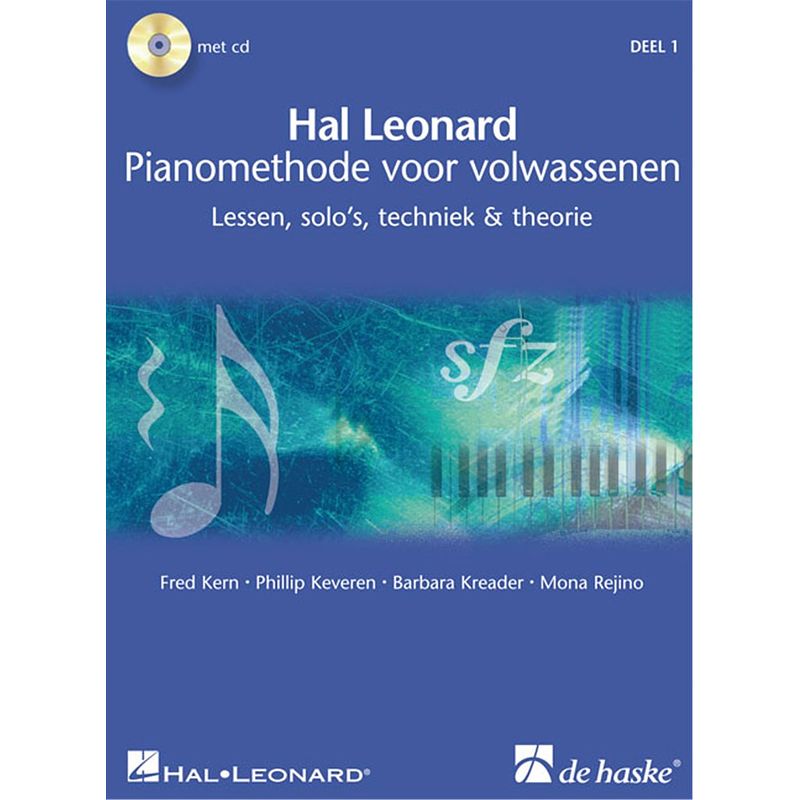 Foto van Hal leonard pianomethode voor volwassenen 1 pianoboek