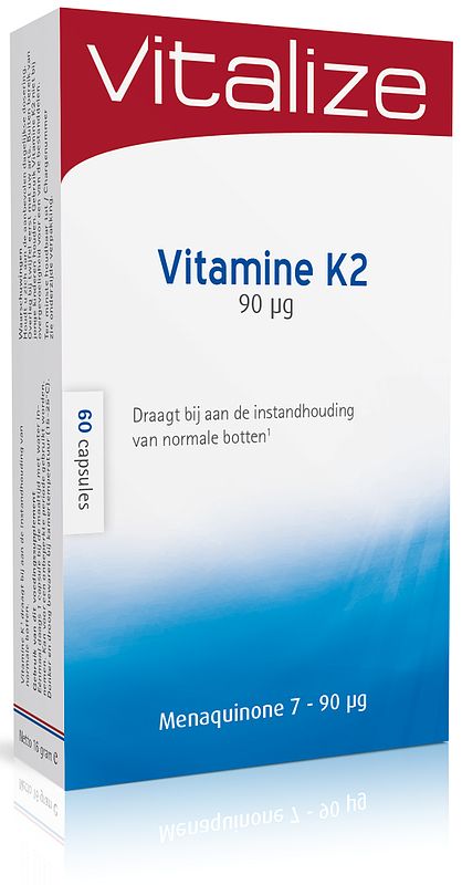 Foto van Vitalize vitamine k2 capsules 60st