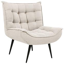 Foto van Beliani alvesta - fauteuil-beige-polyester