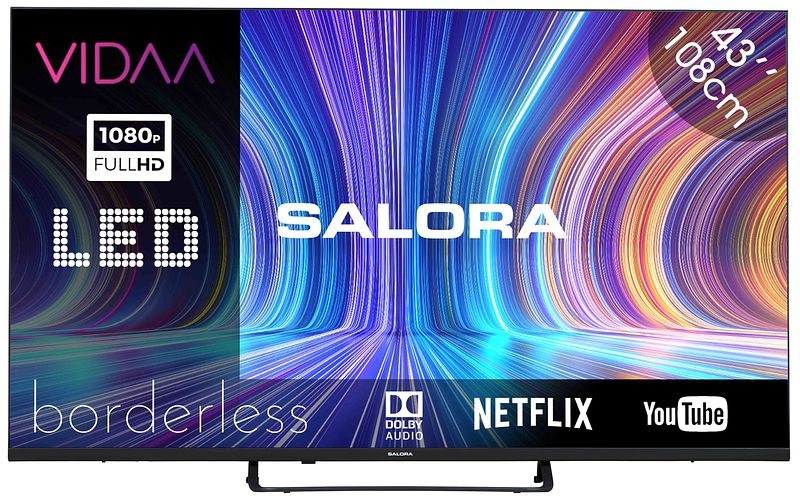 Foto van Salora 43fv210 - 43 inch - led tv