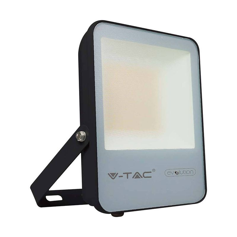 Foto van V-tac vt-50185 led schijnwerper - 50 w - 7870 lm - 6400k - zwart -