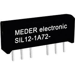 Foto van Standexmeder electronics sil12-1a72-71l reedrelais 1x no 12 v/dc 1 a 15 w sil-4