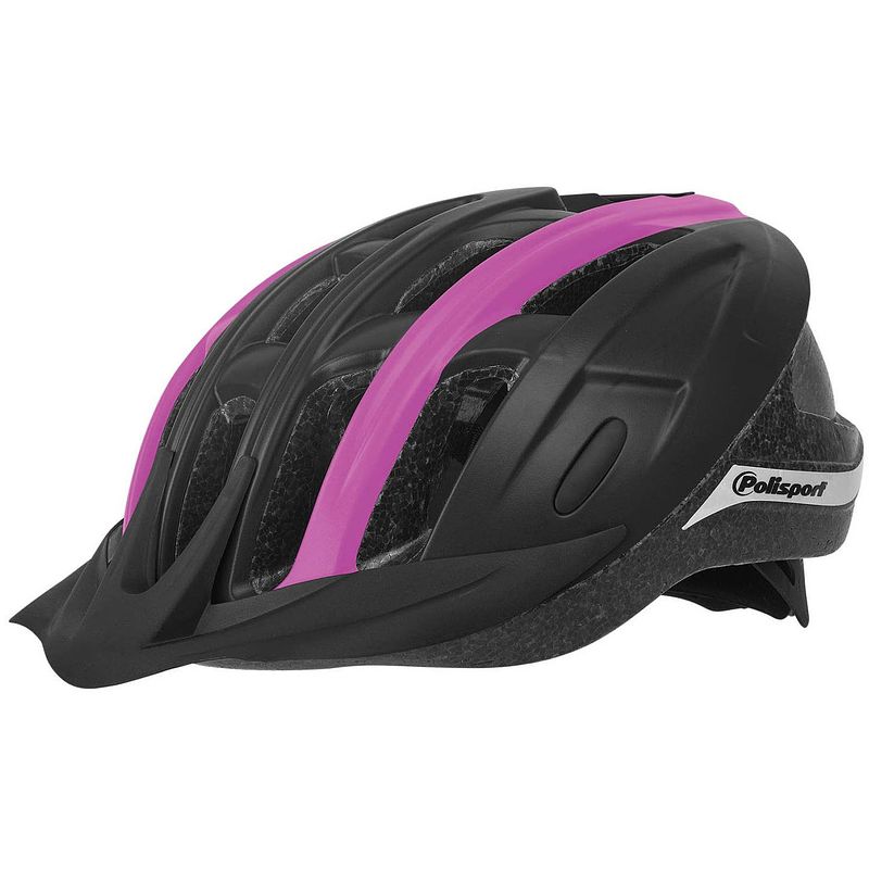 Foto van Polisport ride in fietshelm l 58-62cm zwart/fuchsia