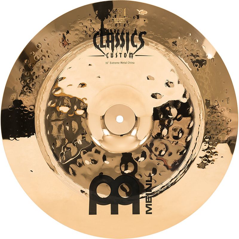 Foto van Meinl cc16emch-b classics custom extreme metal china 16 inch