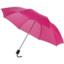 Foto van Kleine opvouwbare paraplu roze 93 cm - paraplu's
