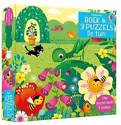 Foto van Boek & 3 puzzels de tuin - puzzel;puzzel (9781474972604)