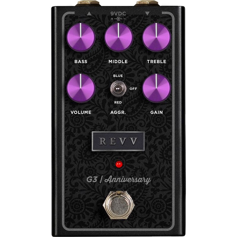 Foto van Revv g3 anniversary edition distortion effectpedaal